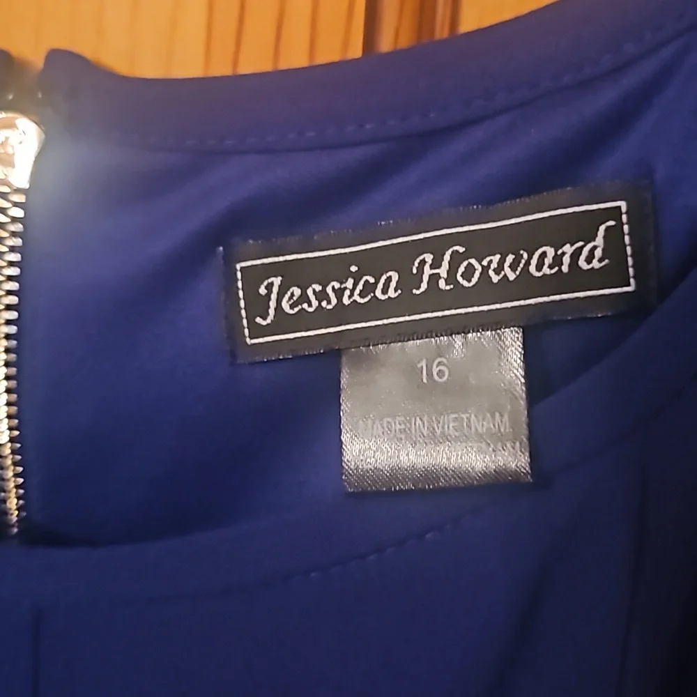 Jessica Howard 16 Cobalt blue dress - Picture 3 of 8